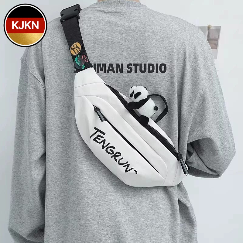 German Kjkn Sports Shoulder Bag Crossbody Bag Men's Small Shoulder Bag Men's Trendy Chest Bag Backpack Waist Bag Women's Phone Bag
