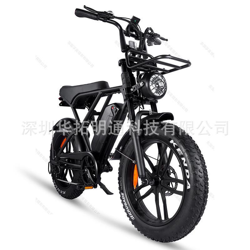 Ouxi Source Factory 20inch Fat Tire H9 Off-Road Snow and Beach Electric Bicycle Overseas Warehouse Electric Vehicle V8