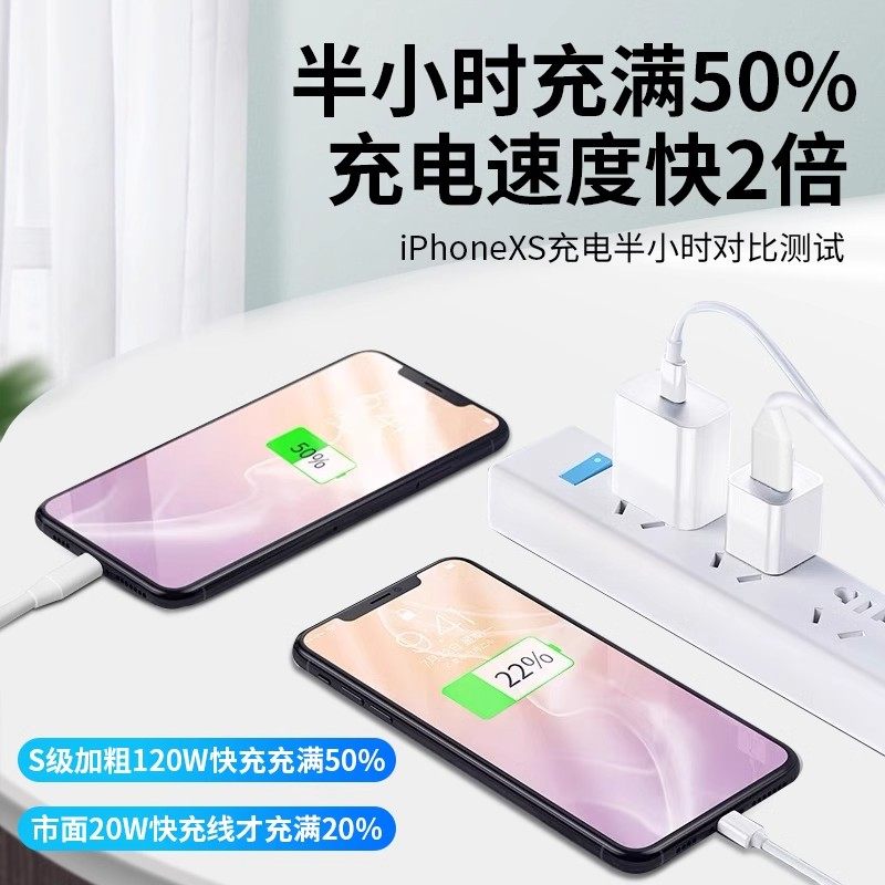 Thickened 120W Data Cable Suitable for Huawei, Oppo, Xiaomi, Vivo, Honor Super Fast Charging Cable, Android Type-C Charging Cable, Universal Extended 2.6m a Fast Charging Cable Charger, Shenlong Cable