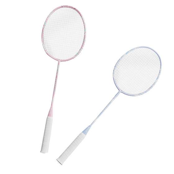 羽毛球拍轻盈碳素纤维专业初学者女生男生成人双拍套装