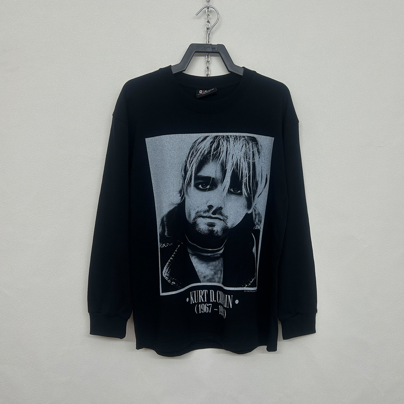 Fog Limited Edition Sketch Kurt Cobain Long-Sleeve T-Shirt Vintage American Retro Rock Band Unisex Top Fog Limited Edition Sketch Kurt Cobain Long-Sleeve T-Shirt Vintage American Retro Rock Band Unisex Top