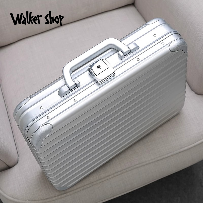 Walker Shop Accessible Luxury Suitcase All-Aluminum Alloy Password Box File Safe Tool Box Briefcase Walker Shop Accessible Luxury Suitcase All-Aluminum Alloy Password Box File Safe Tool Box Briefcase