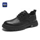 Heilan Home Men's Shoes Spring and Autumn 2026 New Leather Casual Shoes Men's British Style Low-Top Workwear Martin Boots