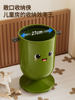 Trash Can for Living Room, Home Use, 2025 New Model, Kitchen, Bedroom, Light Luxury, High-End, Good-Looking, with Wheels and Lid, No Need to Bend over