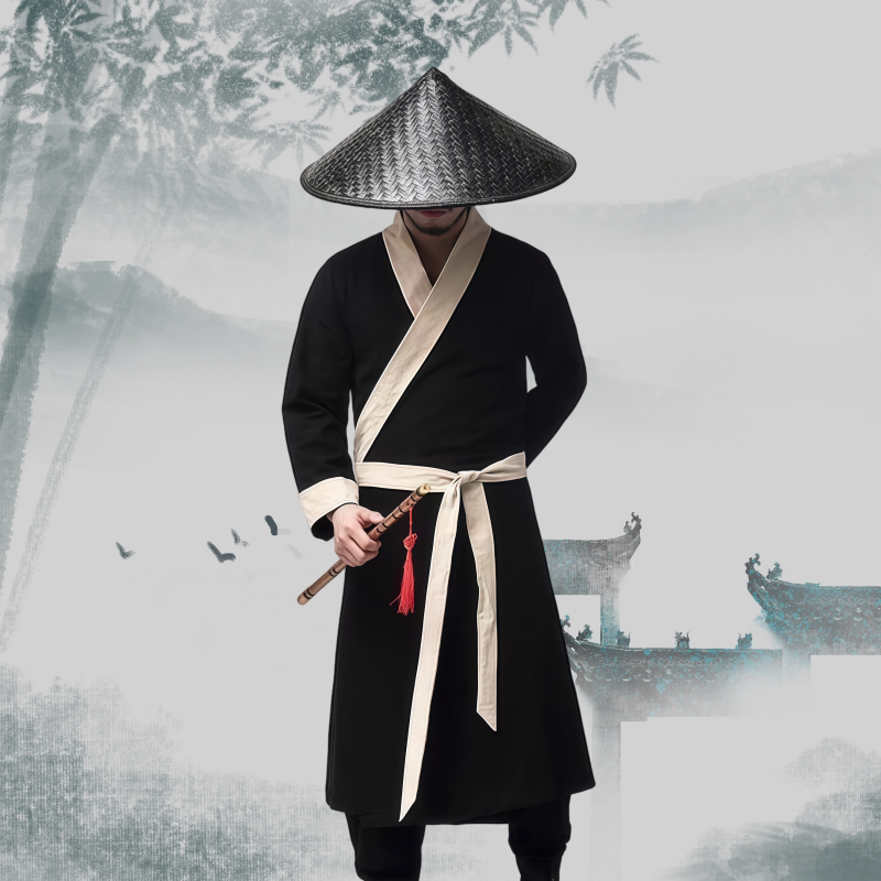 古装男侠客帅气剑客侠士服,穿越时空的武侠梦,你也能成为大侠!-汉服-淘宝好物网