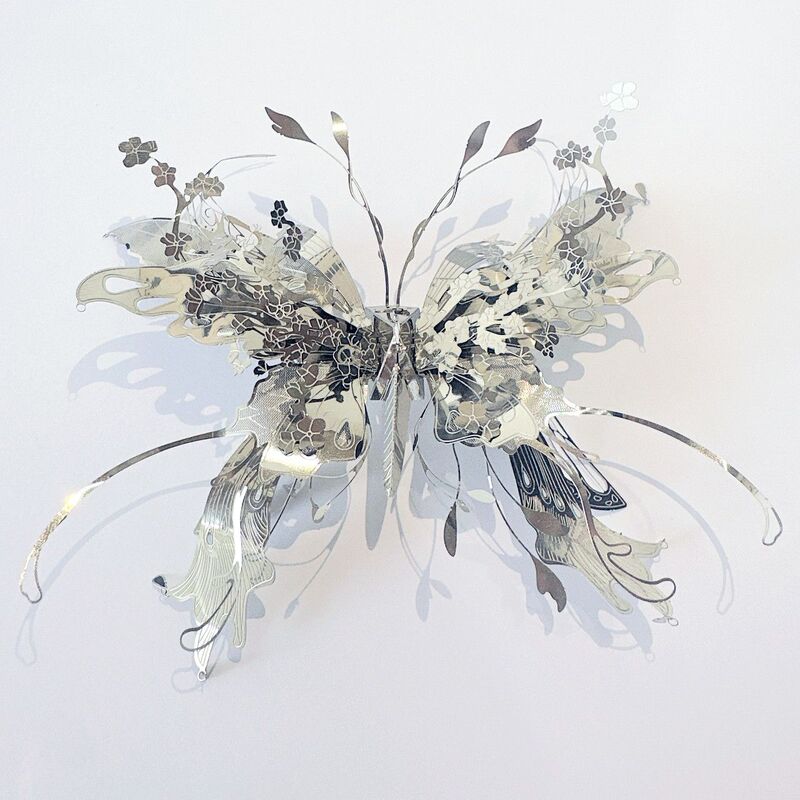 Butterfly 3D Metal Dly Adult Handmade Metal Puzzle 3D Three-Dimensional Model Toy Building Puzzle