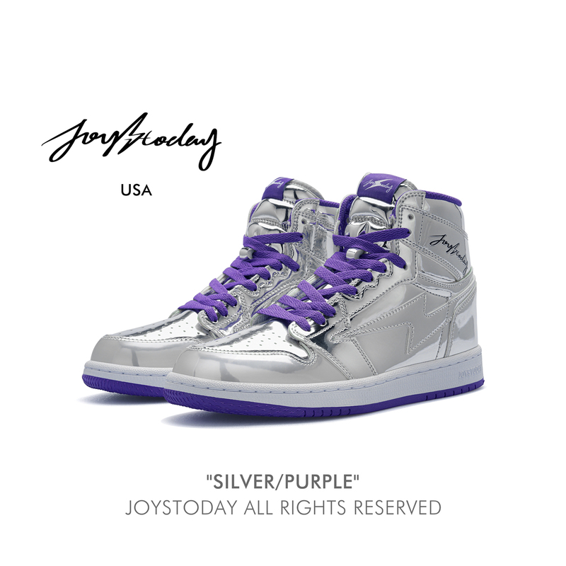 Air Joystoday Lightning Aj1 Retro National Trend Men's Sneakers American High Street Fashion Brand Couple High-Top Shoes for Women