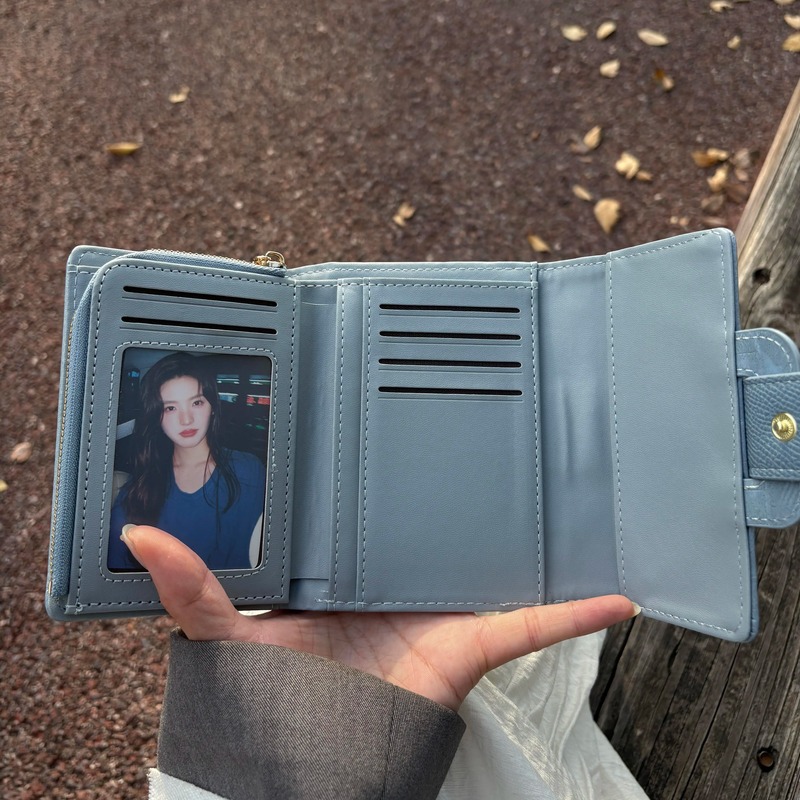 Niche New High-End Wallet and Card Holder Combo ins Id Holder Large Capacity Wallet Stylish Short Coin Purse Niche New High-End Wallet and Card Holder Combo ins Id Holder Large Capacity Wallet Stylish Short Coin Purse