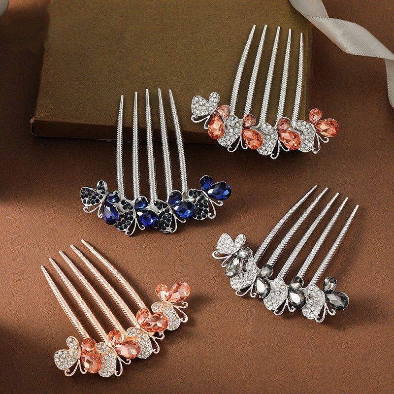 Hair clips, hair ornaments, iron teeth, bun hairpins, combs, butterfly hairpins, simple hair accessories, hair ornaments, hairpins, combs