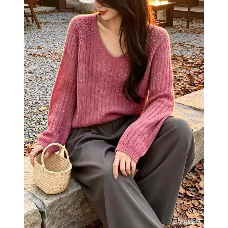 【D001-D781】1-1【Xiao Li】2026 New Stylish Sweater Fashionable Knitted Top Versatile Women's Clothing