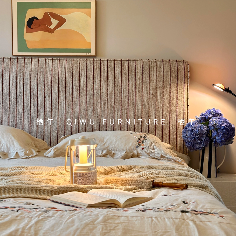 Qiwu/Glen Bed, Versatile Magic Bed with Antique-Style Fabric, Dual-Purpose, Detachable, French-Style Master Bedroom Bed Qiwu/Glen Bed, Versatile Magic Bed with Antique-Style Fabric, Dual-Purpose, Detachable, French-Style Master Bedroom Bed
