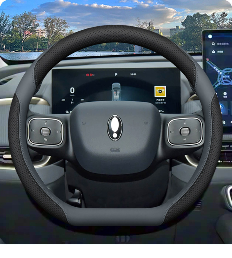 2026 Model Ora 5 Steering Wheel Cover, 2026 Model 580Max Car Interior Decoration Modification Accessories, Female Four-Season Steering Wheel Cover