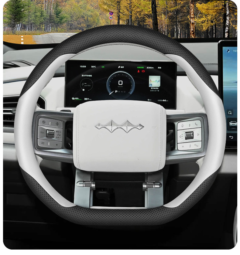Equation Leopard Titanium 7 Titanium 3 Steering Wheel Cover 2025 Model Interior Modification Car Accessories Titanium Seven Titanium Three Steering Wheel Cover