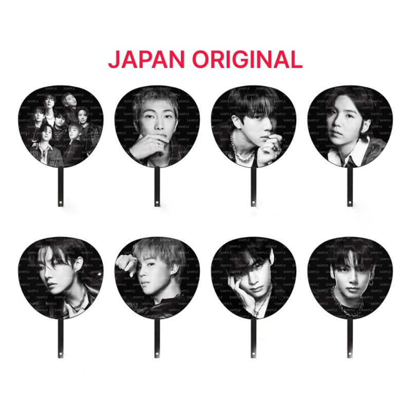 Bts Official Fifth Album LAOSHU'Arirang' Japan Version Double-Sided Fan Jk Merchandise Bts Official Fifth Album LAOSHU'Arirang' Japan Version Double-Sided Fan Jk Merchandise