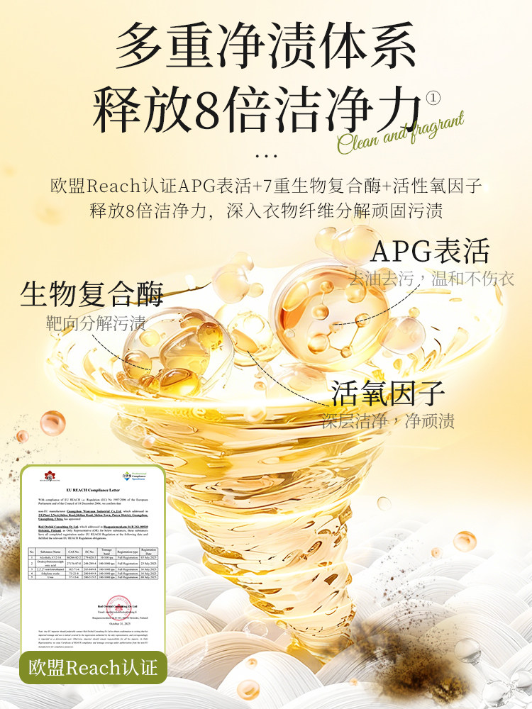 植护 双拼除螨5D洗衣凝珠 100颗 双重优惠折后￥24.9包邮 淘金币可抵扣￥0.93