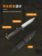 FISKARS cuchillo importado para exteriores, cuchillo recto de supervivencia portátil y afilado para acampar, cuchillo multifuncional de alta dureza