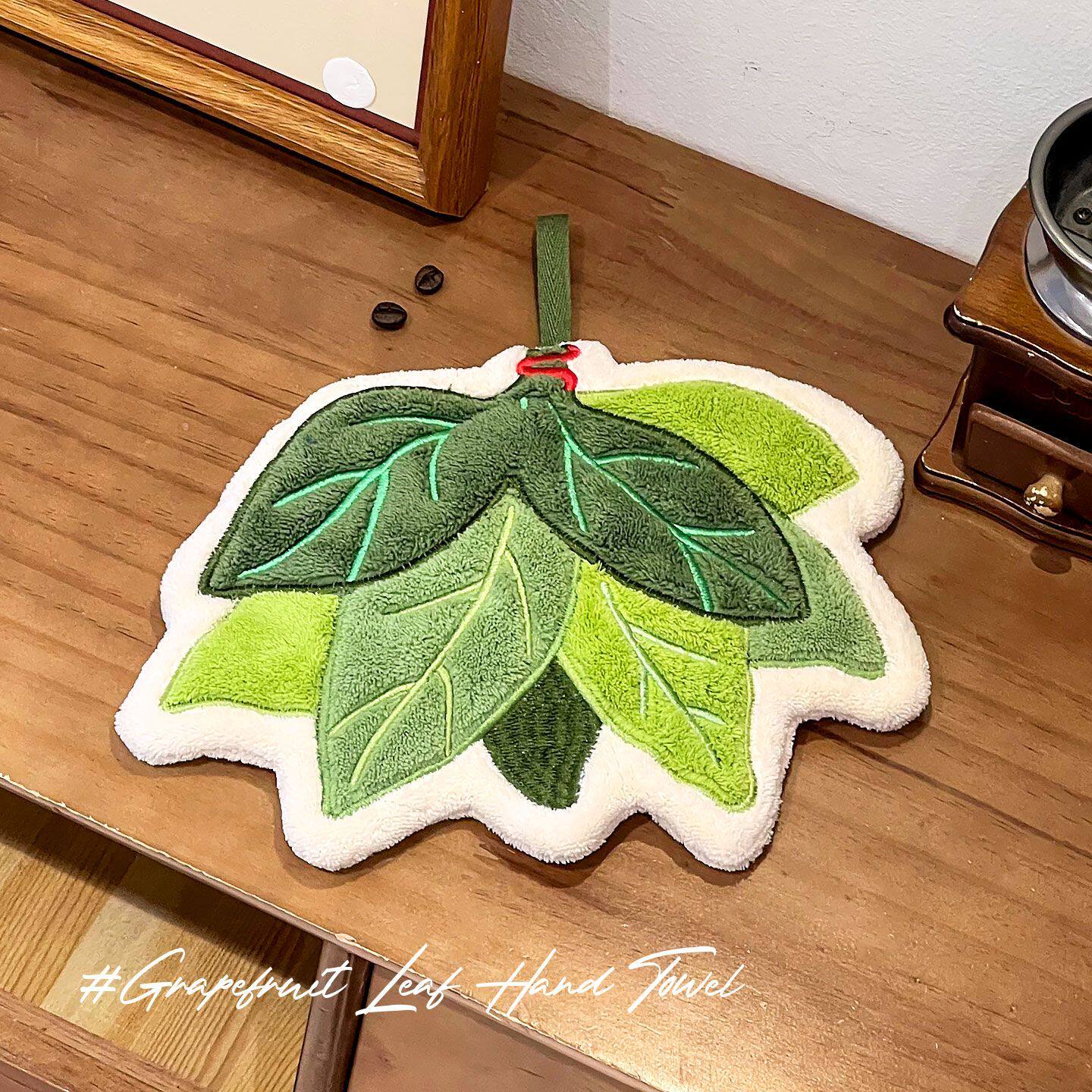 柚子叶擦手巾可挂式珊瑚绒创意造型加厚吸水柔软擦手帕_动漫挂件_淘宝游戏网