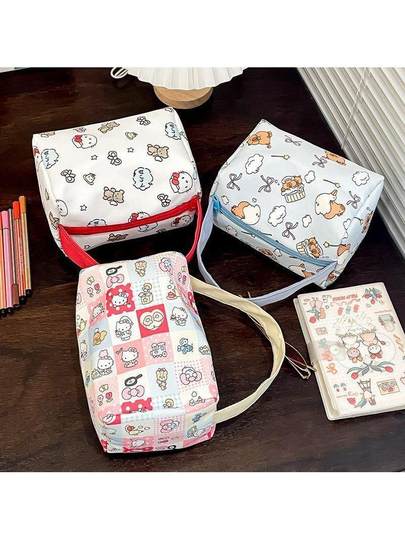 2025春季新款高颜值卡皮巴拉化妆包kt猫旅游大容量洗漱包手提包LX