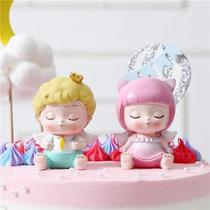 Cake baking ornaments cartoon home car ornaments resin crafts home car accessories creative and cute