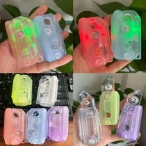 New cool lighting 3D colorful lighting luminous carrot knife gravity knife decompression push brand fluorescent luminous toy