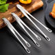 304 stainless steel Korean barbecue steak clips buffet bread clips extended and thickened anti-scalding and anti-slip clips