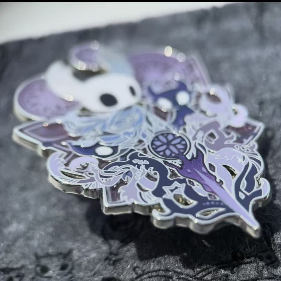 The new Empty Knight Little Knight Metal badge Pin self-control game Fellow periphery Collection exquisite Little gift