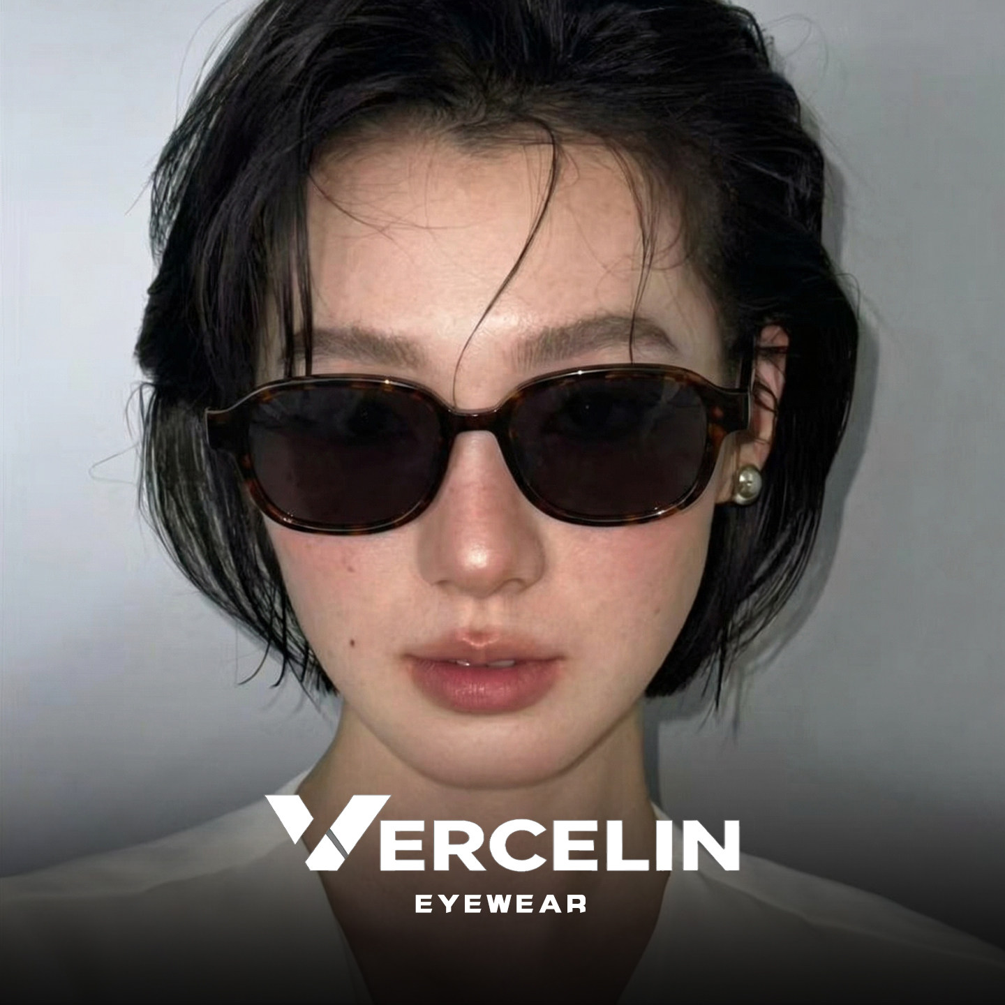 Old money style square sunglasses for women, high-end, optional prescription