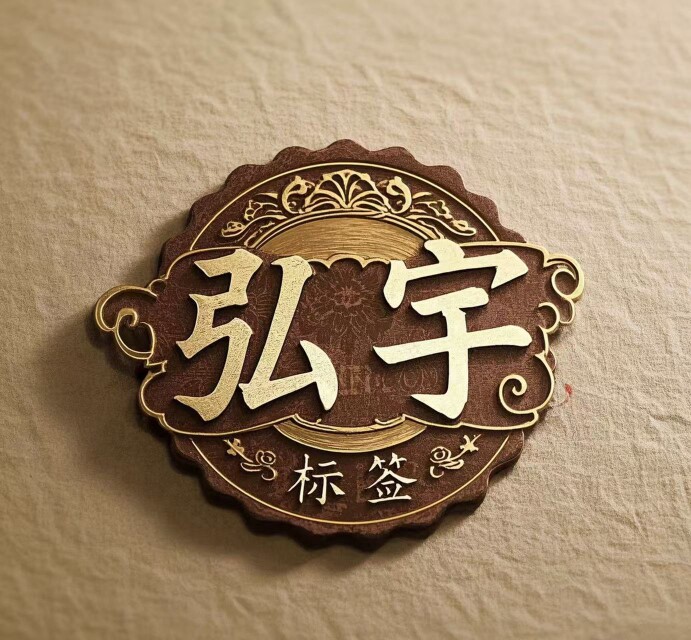 弘宇全能印刷厂的LOGO