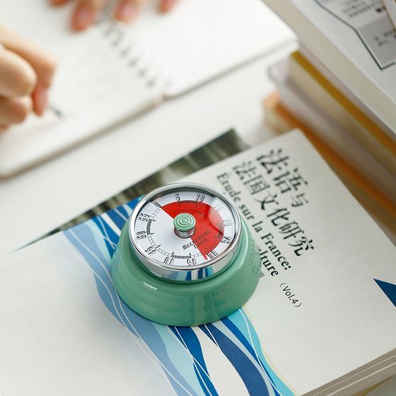 霜山机械计时器复古学习闹钟时间管理器料理烹饪提醒器磁力定时器