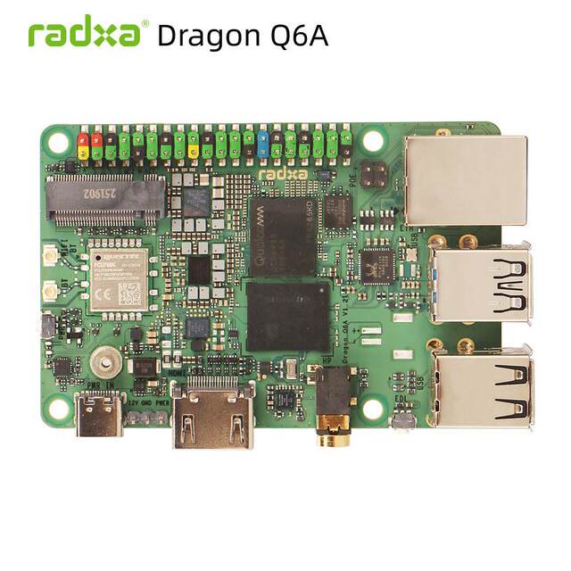 Radxa Dragon Q6A Development Board Qualcomm Qcs6490 12Tops Computing Power Lp Manufacturer