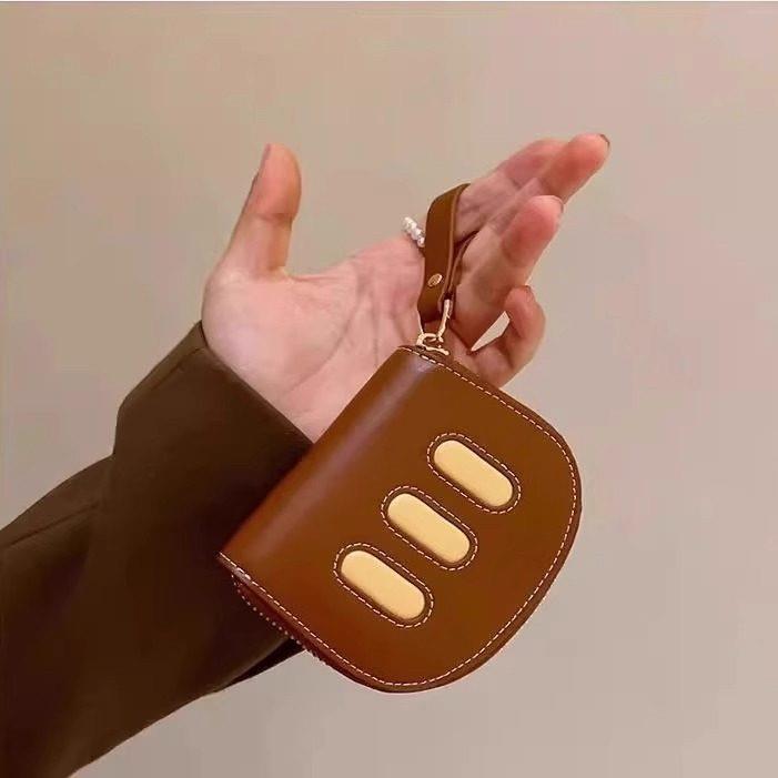 Daily Essentials: Bread Holder, Female Influencer Coin Purse, Casual Cute Large Capacity Multi-Card Slot Student Wallet