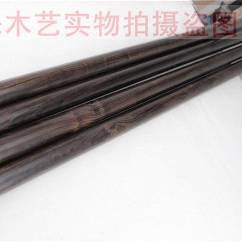 乌木紫光檀实木短棍:防身健身两不误,武林高手必备神器!-太极棍-淘宝好物网
