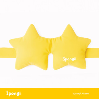 Star eye mask spongii adjustable length skin friendly material