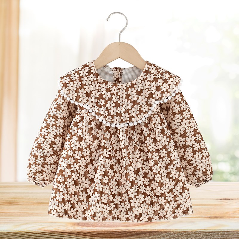 Children's smock, baby's eating bib, waterproof and anti-dirty, kindergarten rice pocket, child's reverse wearing protective clothing, girl's smock