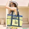 Beach swimming bag portable mesh bag portable large-capacity swimsuit storage bag fitness sports shoulder bag mesh