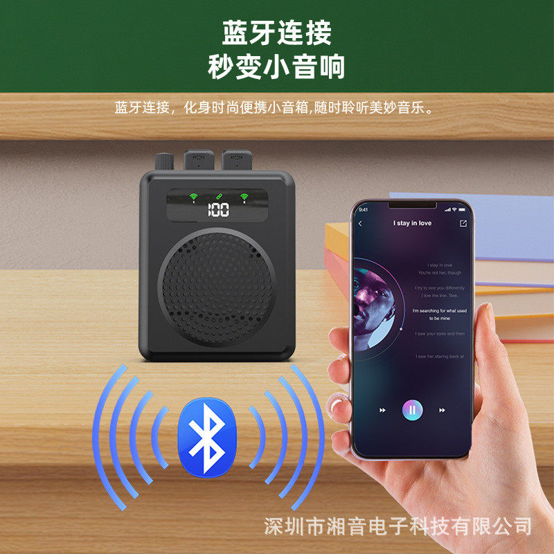 Cross-Border Wireless Lavalier Microphone Amplifier R11 Private Model Little Bee for Teachers, Tour Guides, Training, Outdoor Use, and Shopping Malls