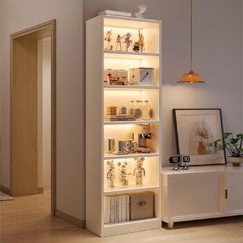 Bookshelf rack floor-to-ceiling bookcase home cabinet living room wall bedroom display cabinet tv cabinet next to storage cabinet