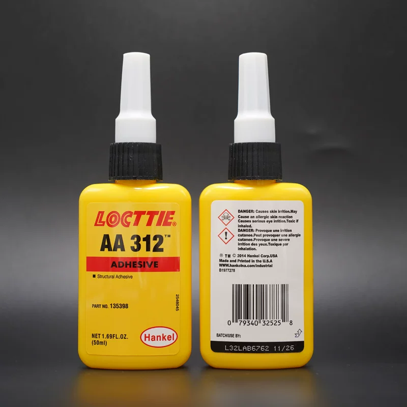 Клей для структурной фиксации LT312 Tai Loctite 312 для металла, стекла и керамики, анаэробный клей, 50 мл