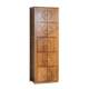 Kitchen storage rack dining side cabinet solid wood living room storage tea cabinet simple bowl cabinet Nanzhu multi-layer floor-standing storage cabinet