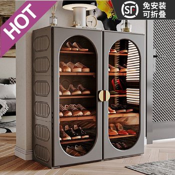 Zsr installation-free shoe cabinet 2023 new popular home door shoe storage artifact space-saving shoe box plastic