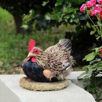 Wholesale meichen supermarket store egg area hen laying eggs garden pastoral decoration props rooster ornaments