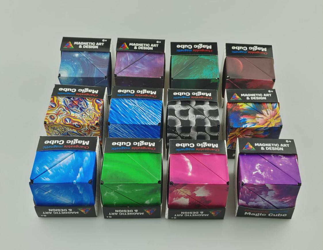 Кубик Рубика 三宝魔方磁铁烦躁可变磁魔方a No brand
