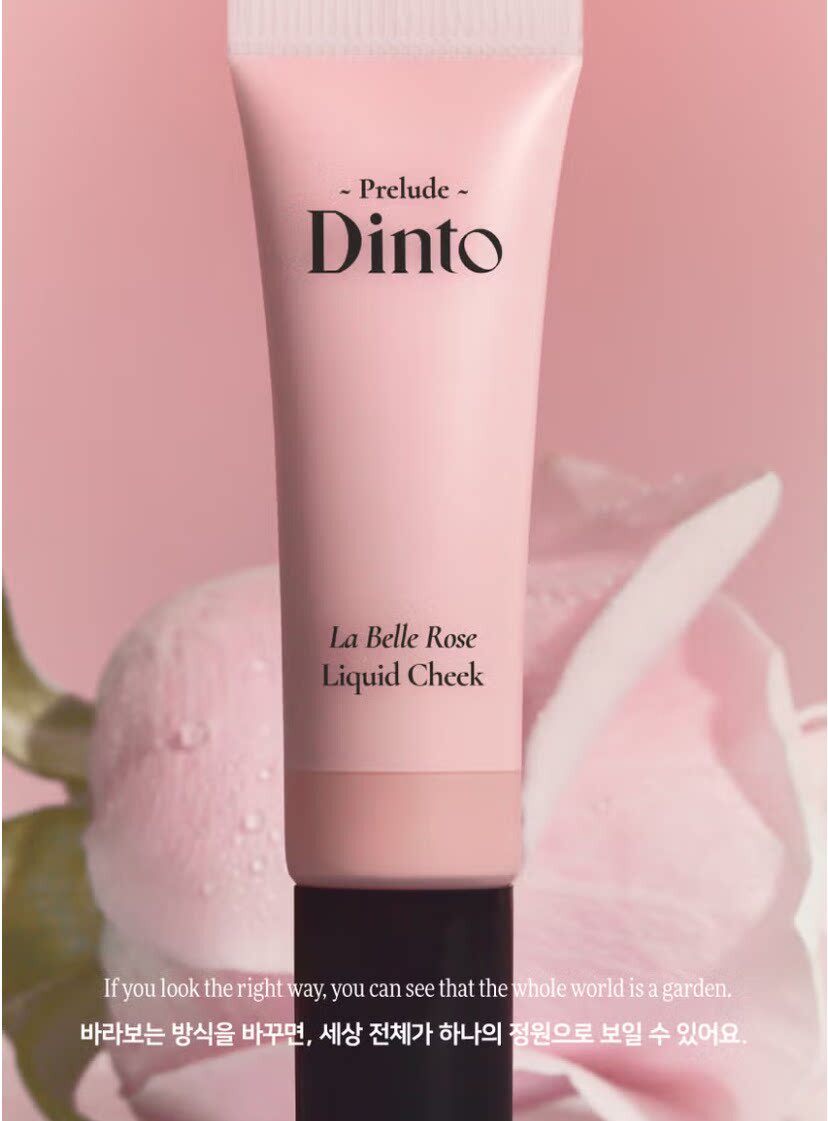 【Expédition directe de Hong Kong】 Blush liquide coréen Dinto 64# Muse Rose 10ml, look naturel et frais