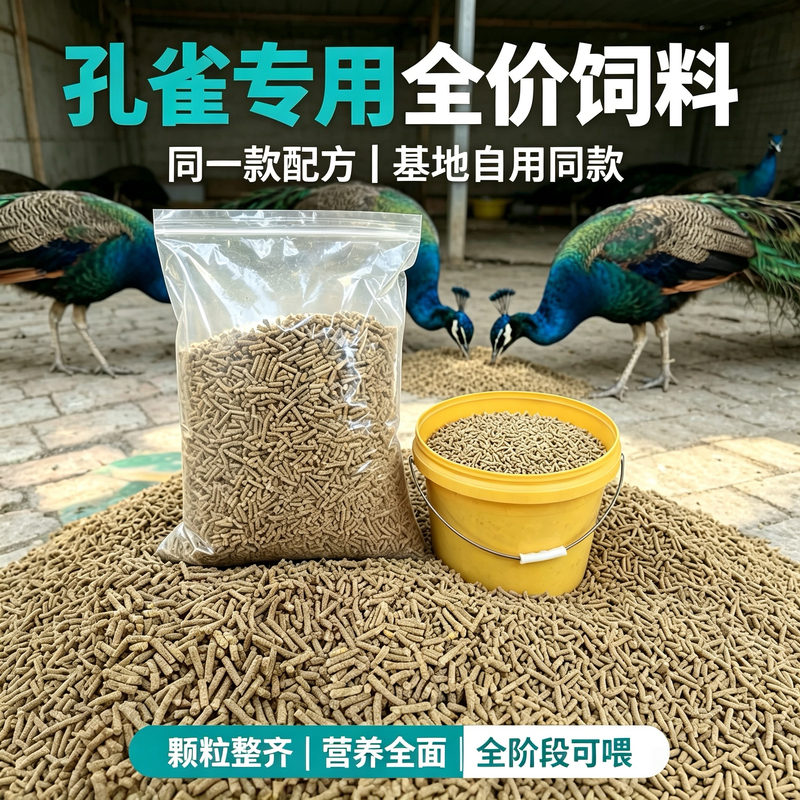 Specialized Feed for Peacocks, Feed for Baby Peacocks, Feed for Young and Adult Peacocks, Wholesale Peacock Feed, Clearance Sale on Peacock Feed