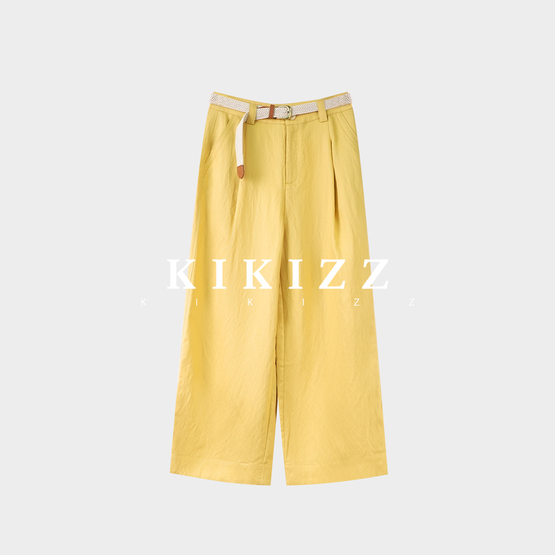 Drapey, Loose-Fitting, Versatile, Slimming Tencel Linen Wide-Leg Pants, Casual and Elegant Cropped Pants for Women Drapey, Loose-Fitting, Versatile, Slimming Tencel Linen Wide-Leg Pants, Casual and Elegant Cropped Pants for Women