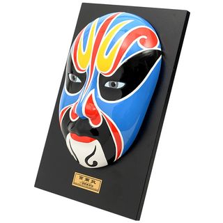 Chinese style peking opera facial makeup pendant sichuan hot pot restaurant decoration wall hangings national trend sichuan opera face changing living room ornaments