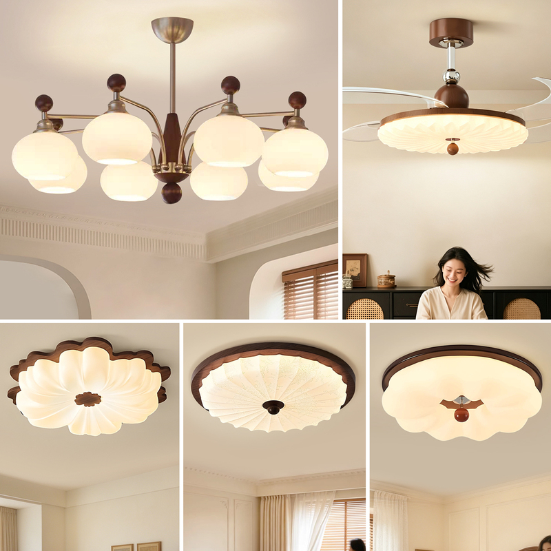 Living Room Chandelier, French-Style Vintage Lamp, Main Hall Light, Song-Style Aesthetics, Whole House Retro Eye-Protection Lighting Fixtures Living Room Chandelier, French-Style Vintage Lamp, Main Hall Light, Song-Style Aesthetics, Whole House Retro Eye-Protection Lighting Fixtures