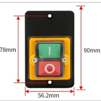 Universal Electric Tapping Machine Switch, Threading Machine Button, 24inch Pipe Cutting Machine Power Switch