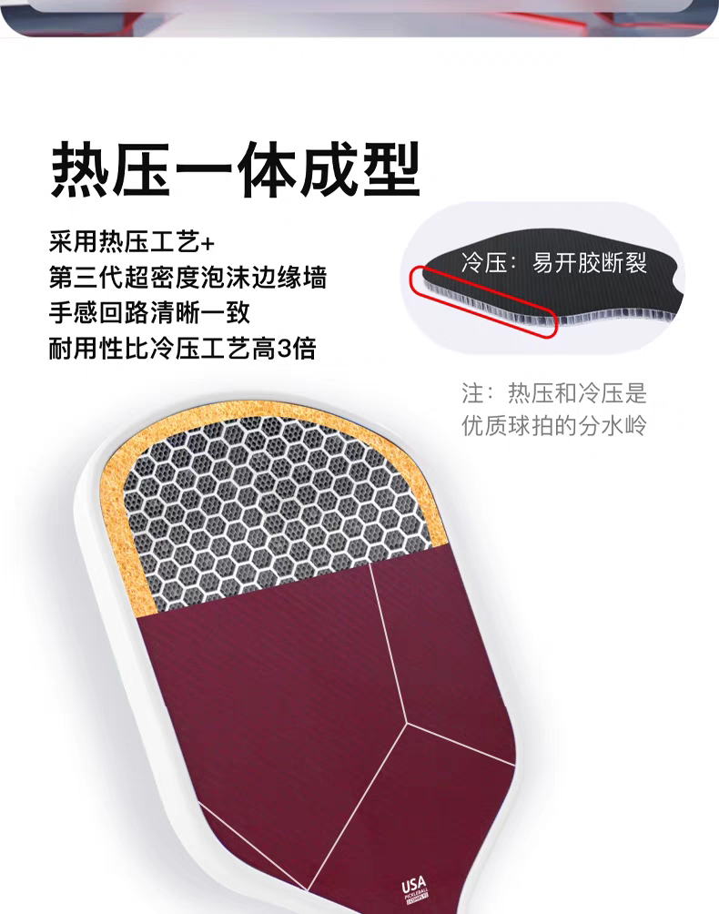 Carbon Fiber Pickleball Paddle Set: Joola Kevlar Tech - Taobao product photo 8