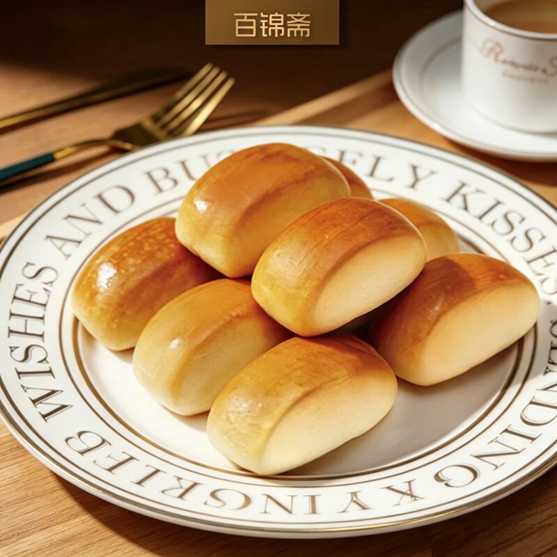 【新品上新】百锦斋早餐健康速食面包奶香小馒头独立包装零食便携 锦安实拍商品图